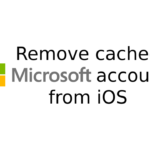 remove-cached-microsoft-account-from-ios